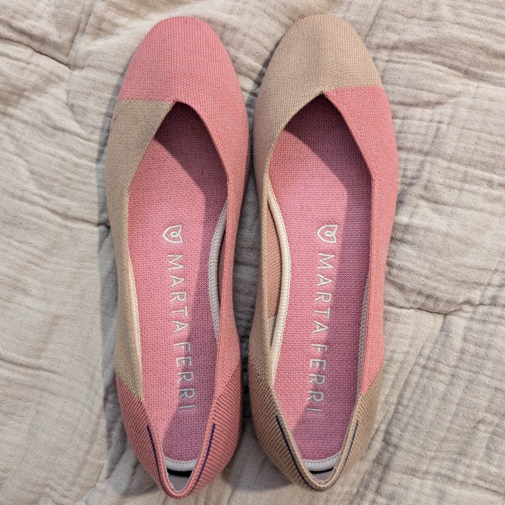 EUC Marta Ferri x Rothy's flats
